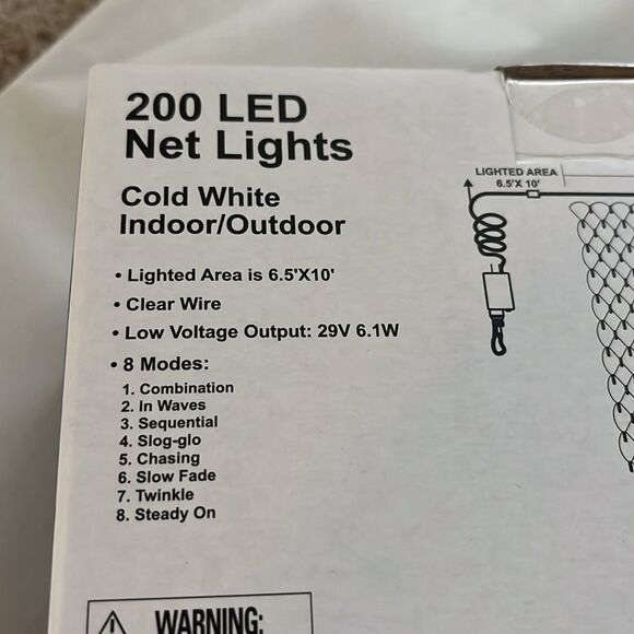 200 LED Net Lights - Picture 4 of 4